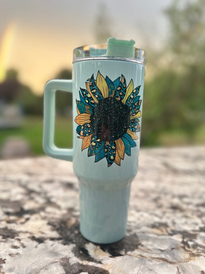 Turquoise Sunflower